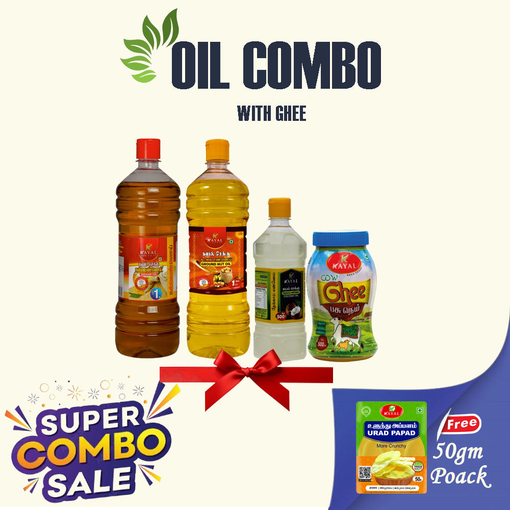 Combo Pack Oil and Ghee