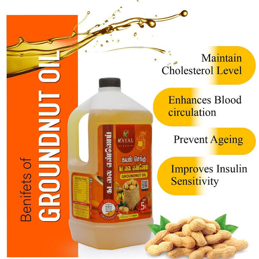 Groundnut Oil 5 Ltr - Kayal Foods