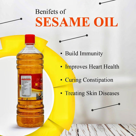 Sesame Oil 1 Ltr - Kayal Foods