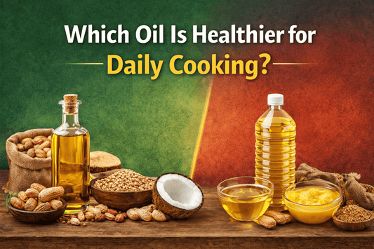 Cold Pressed Oil vs Refined Oil – Which Is Healthier for Daily Cooking? Complete Guide (2026) - Kayal Foods