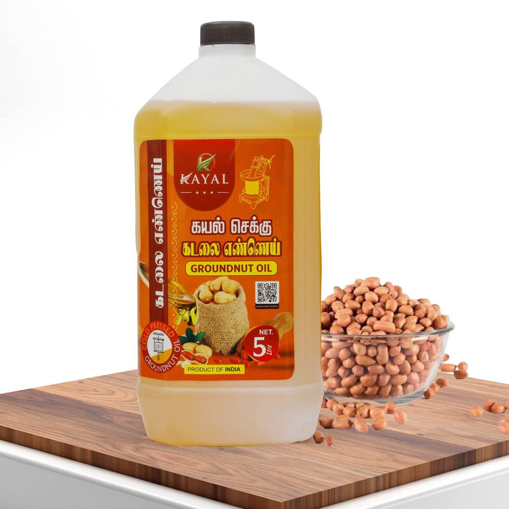 Kayal Agro Foods Cold Pressed Kadalai ennai Oil (Peanut Oil) – 5 Litre3