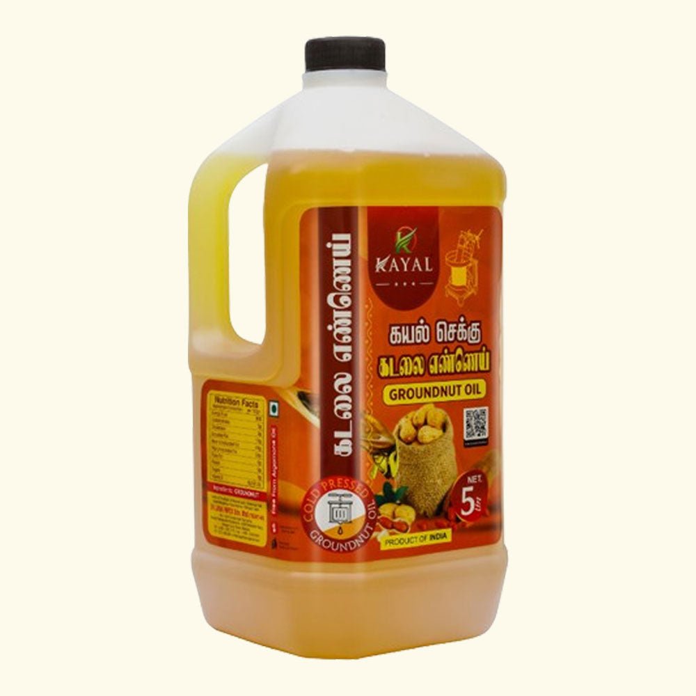 Kayal Agro Foods Cold Pressed Groundnut Oil (Peanut Oil) – 5 Litre1