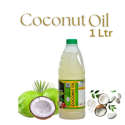 Kayal cold pressed coconut oil 1 litre for healthy cooking, skin and hair care