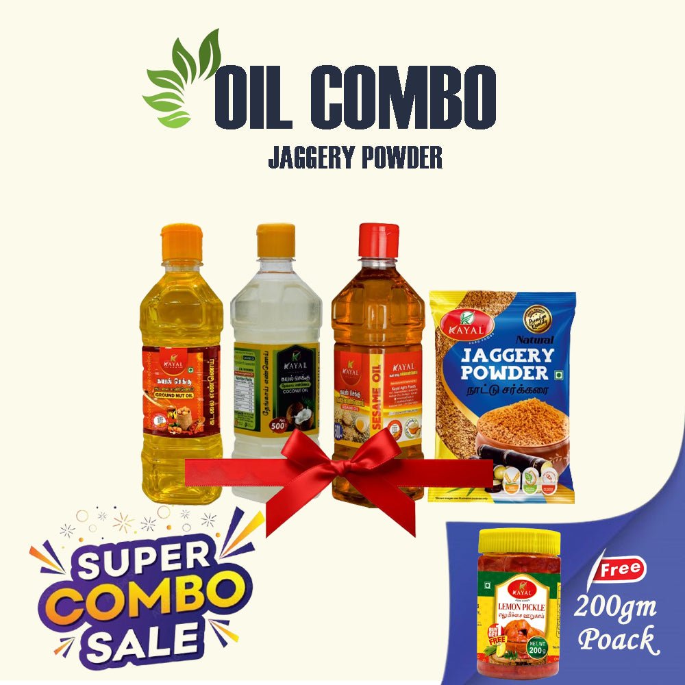 Oil Combo with Jaggery Powder - Kayal Foods